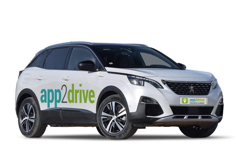 Beispiel-Fahrzeug von App2Drive: Peugeot 3008